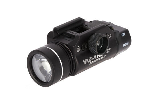 The Streamlight TLR-1 HL weapon light with long gun kit features a limited lifetime warranty
